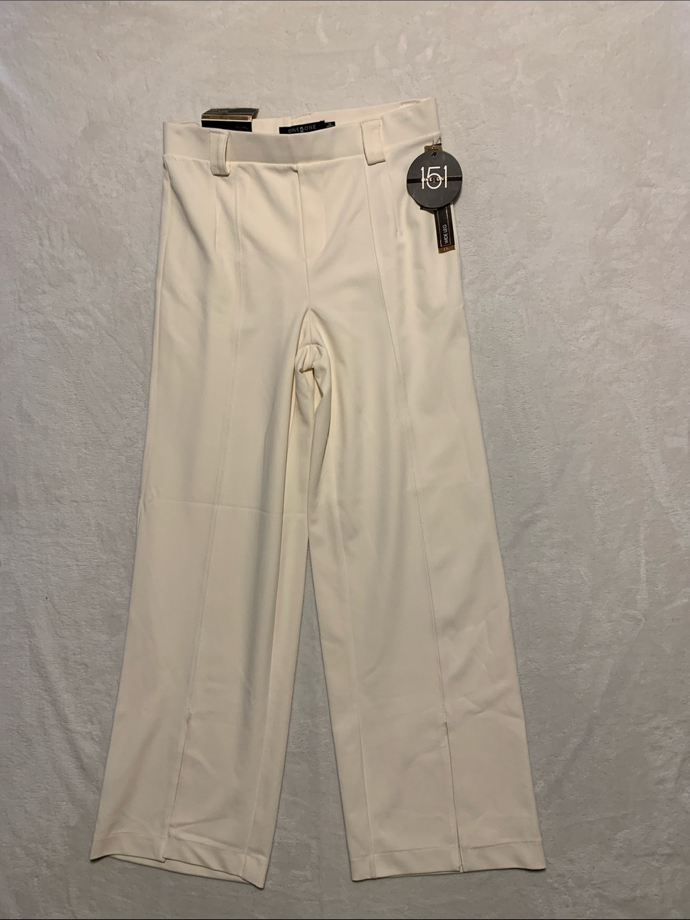 ONE 5 One wide leg pants size Medium new with tags high rise trousers pull on